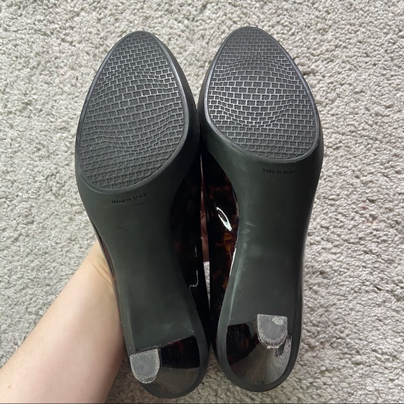 Stuart Weitzman Tiger Eye/Animal Print Heels Size 8.5 - Picture 6 of 8